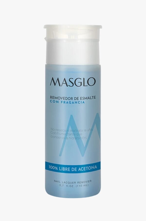 Removedor de Esmalte Azul con Válvula Masglo 110 ml