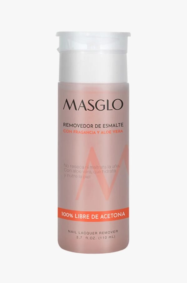 Removedor de Esmalte Aloe Vera con Válvula Masglo 110 ml