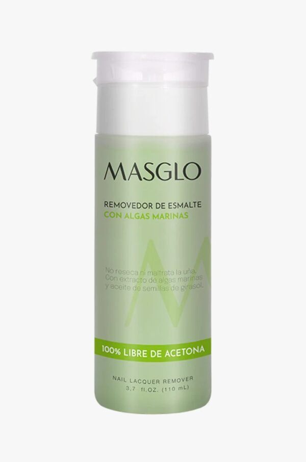 Removedor de Esmalte Algas Marinas con Válvula Masglo 110 ml