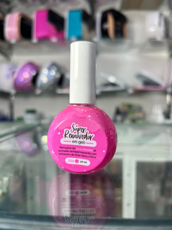 Súper Removedor Semipermanente en Gel Miracle 30 ml