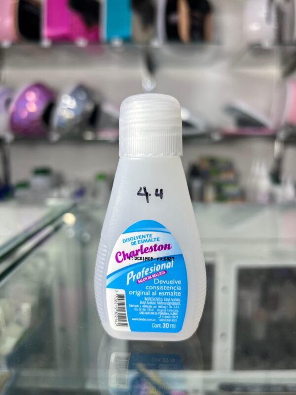 Disolvente de Esmalte Charleston 30 ml – Restaurador de Consistencia