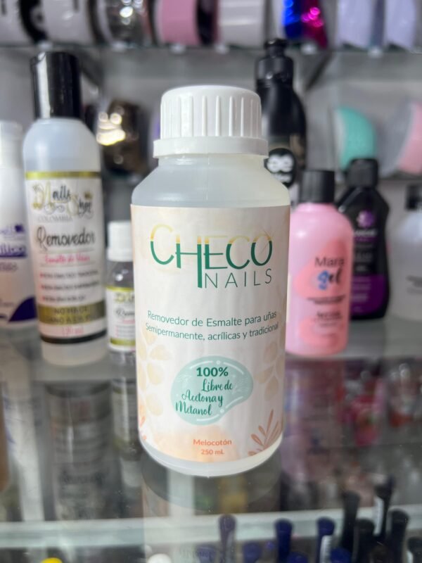 Removedor de Esmalte Semipermanente Semilíquido Melocotón CHECO 250 ml