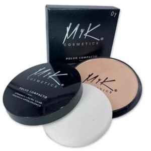 Polvo Compacto MyK 12 g | Acabado Mate Natural