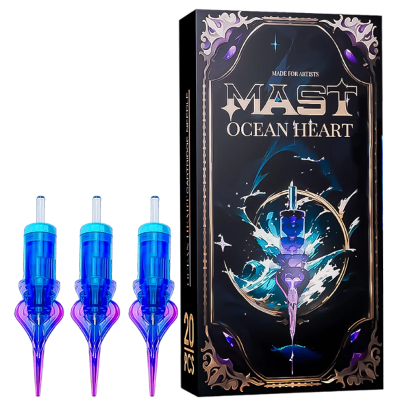 N00075 - Caja Aguja Rotativa Marca MAST OCEAN Caja de Agujas Rotativas para Micropigmentación Marca MAST OCEAN 3RL Calibre 0.30 x 20pcs