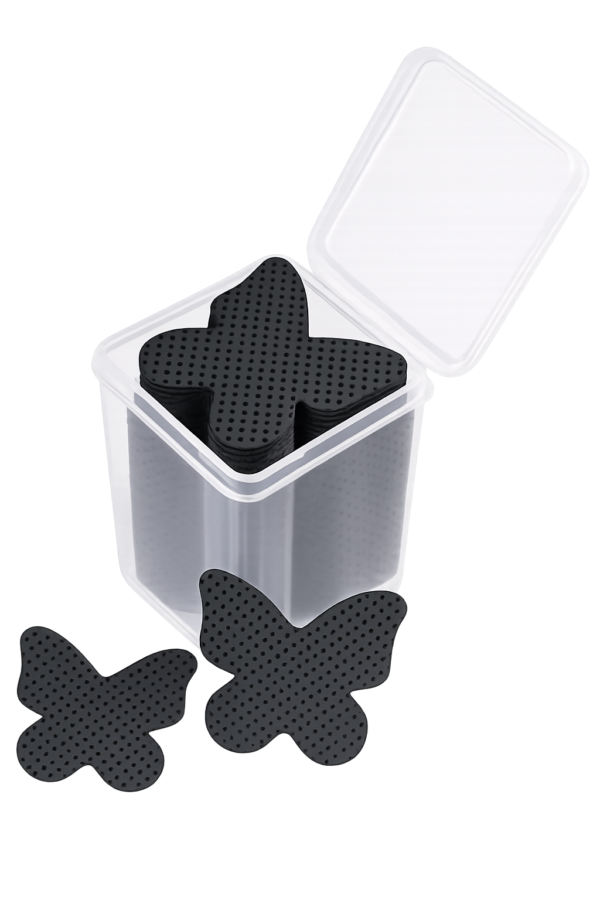 Toallas Mini para Uñas Mariposa Negra con Organizador 200pcs