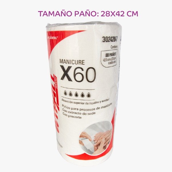 Rollo de Toallas para Zonas Estériles WYPALL x88 Unidades