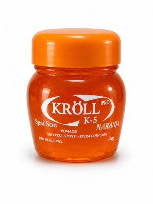 Pomada Gel Kroll Pro K-5 Naranja Extra Fuerte