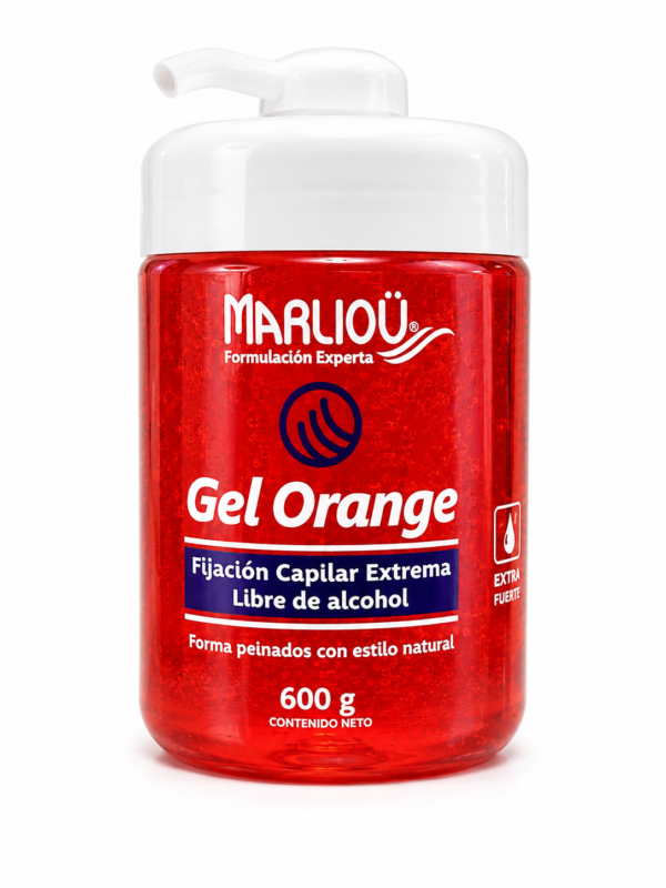 Gel Orange Marliou Fijación Capilar Extrema Libre De Alcohol