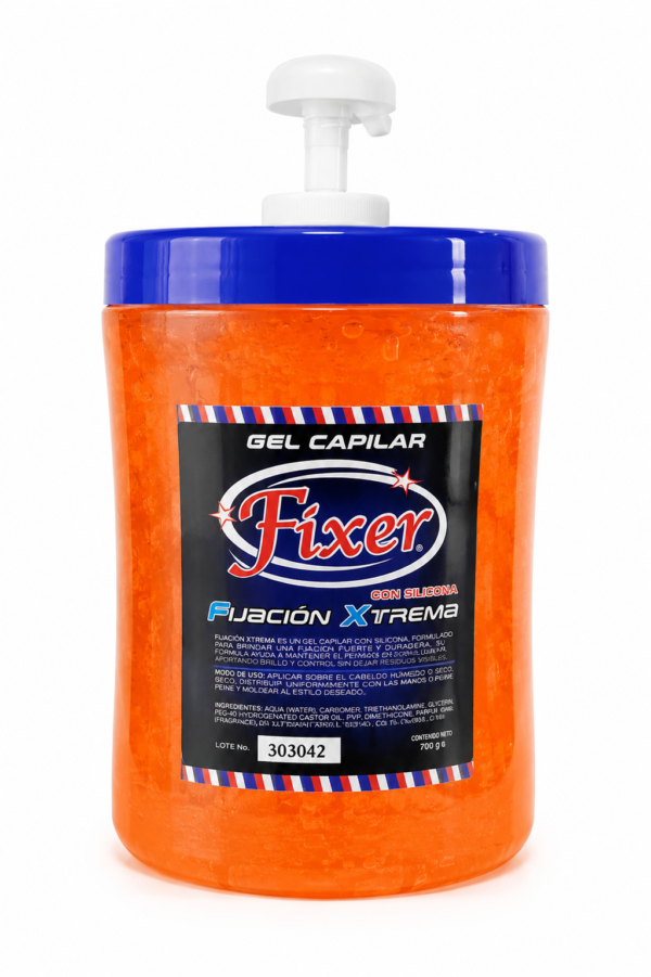 Gel Capilar Fixer Fijación Xtrema Con Silicona