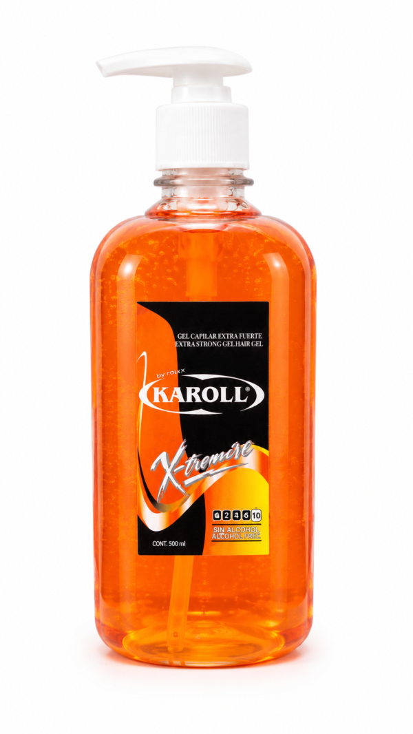 Gel Capilar Karoll Xtreme Extra Fuerte Sin Alcohol