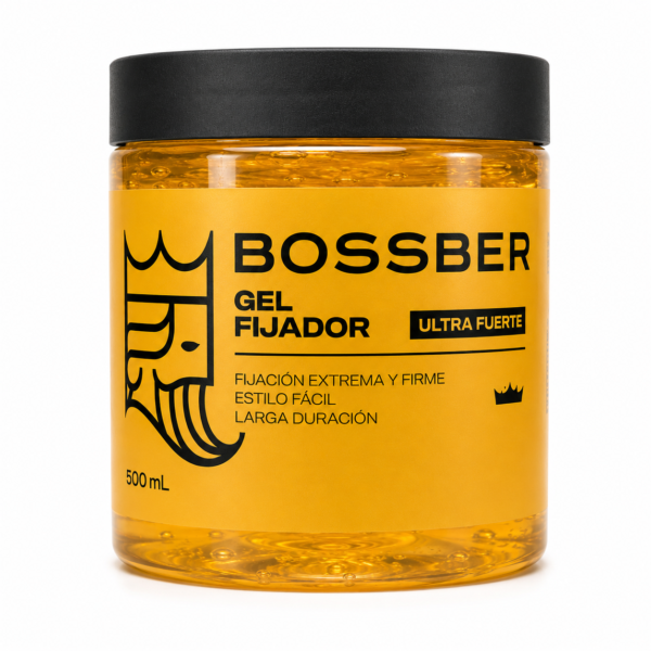 Bossber Gel Fijador Ultra Fuerte Fijación Extrema 500ml