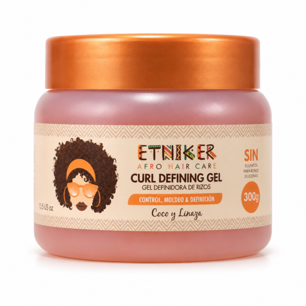 Etniker Afro Hair Care Curl Defining Gel Coco y Linaza 300g
