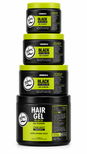 Rolda Black Styling Gel Fijador Extra Strong Hold Sin Alcohol