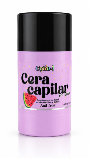 Color-1 Cera Capilar en Barra Anti Frizz con Biotina y Karité 75g