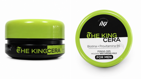 The King Cera Moldeadora Strong Hold For Men con Biotina y Provitamina B5