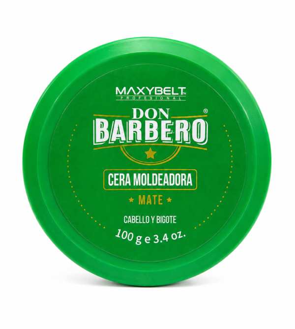 Maxybelt Don Barbero Cera Moldeadora Mate para Cabello y Bigote 100g