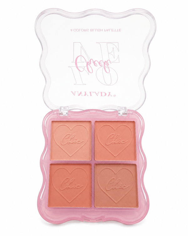 02ca262c-b1d6-4aae-8cfa-61cf8d995e43 Rubor en Polvo 4 Colores AnyLady Cheek Love | Paleta de Rubores Mate