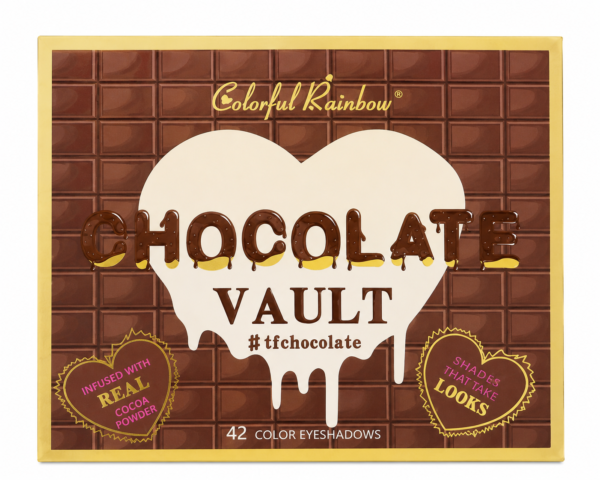 Paleta de Sombras Colorful Rainbow Chocolate Vault 42 Tonos