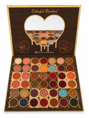 Paleta de Sombras Colorful Rainbow Chocolate Vault 42 Tonos
