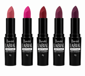 Labial Efecto Mate Bandot con Vitamina E 4 g | Color Intenso y Larga Duración