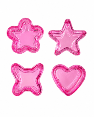 Mortero de Cristal Rosado para Mezcla de Acrílico y Nail Art