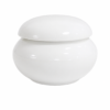 Mortero de Cerámica Blanca con Tapa para Nail Art