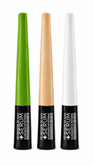 Delineador de Ojos + Serum Alargador de Pestañas