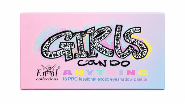 Paleta de Sombras Girls Can Do Anything x Engol Collections 18 Tonos