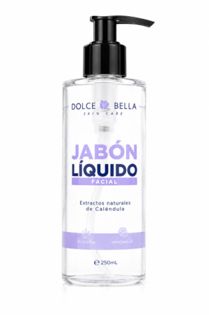 ChatGPT Image 27 ago 2026, 20_15_10 Jabón Líquido Facial Dolce Bella 250 ml | Caléndula, Aloe Vera y Manzanilla