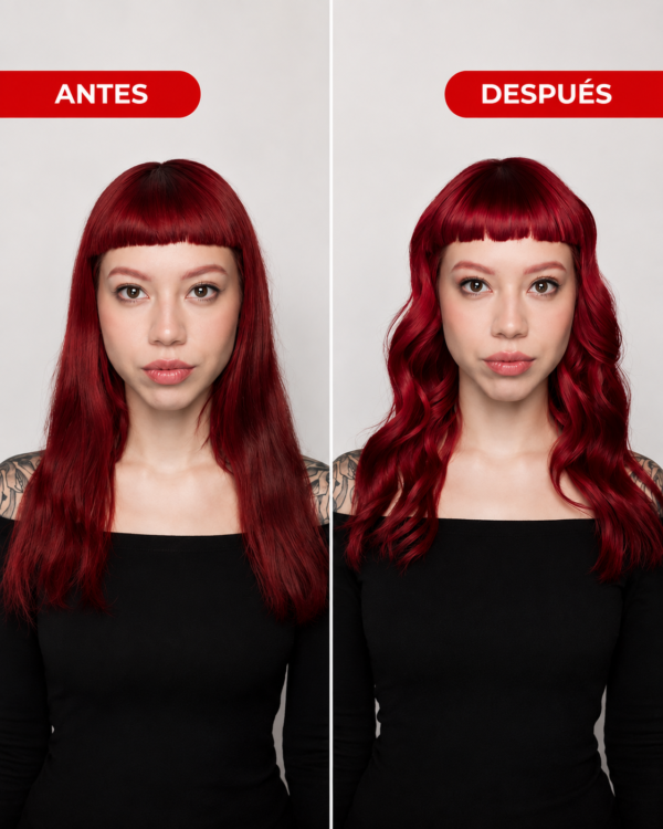 Mascarilla Matizante Naissant Rojo Fuego en Sachet de 40 ml