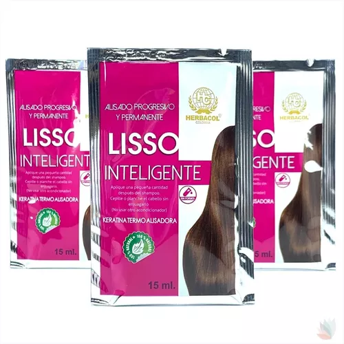 Lisso Inteligente Herbacol Alisado Progresivo y Permanente en Sachet de 15 ml