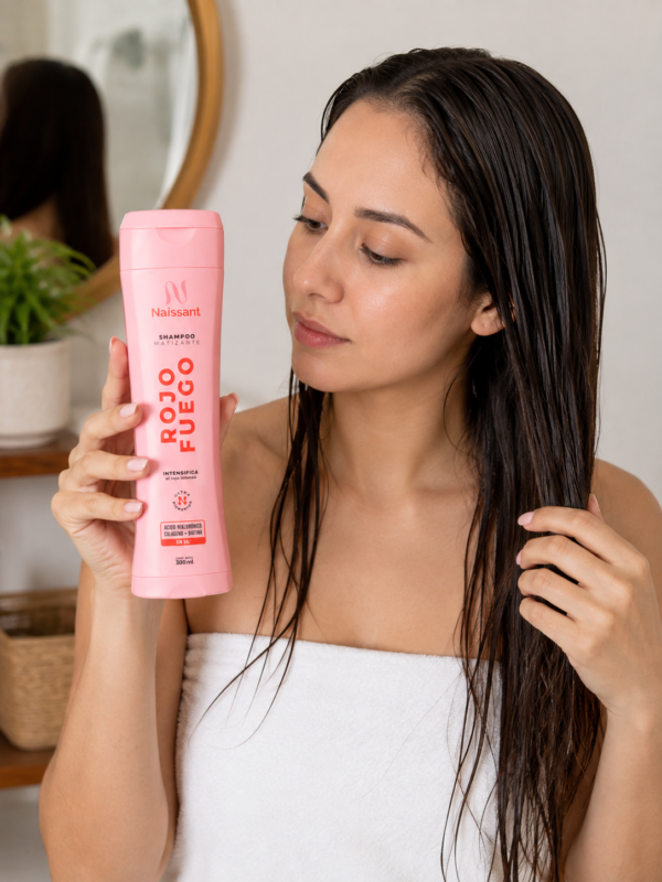 Shampoo Matizante Naissant Rojo Fuego 300 ml | Intensifica el Rojo