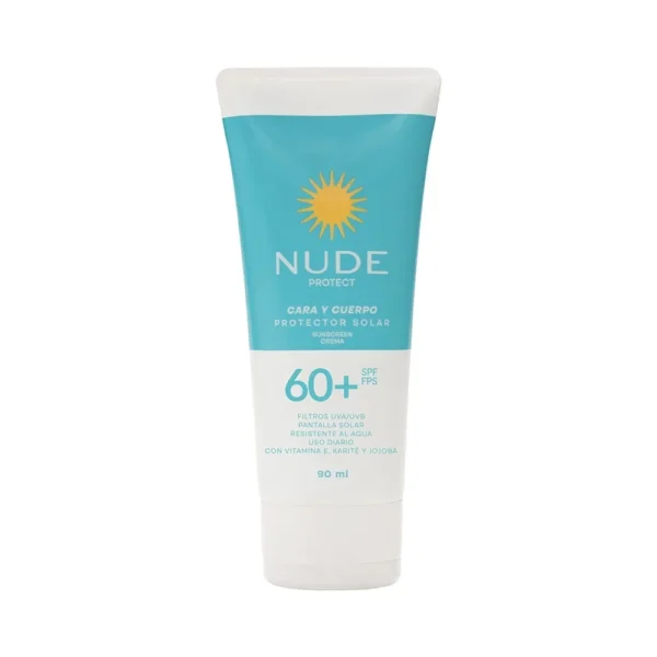 Protector Solar Nude Protect Cara y Cuerpo SPF 60+ 90 ml