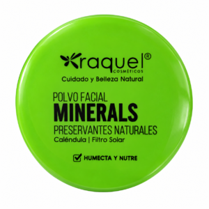 Polvo Facial Minerals Raquel con Caléndula y Filtro Solar 20 g