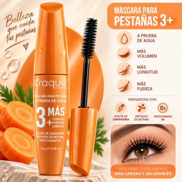 Pestañina 3 Más Raquel | Curvas Fuertes y Largas 14 g