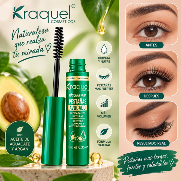 Pestañina Avocado Raquel 10 ml | Aceite de Aguacate y Argán