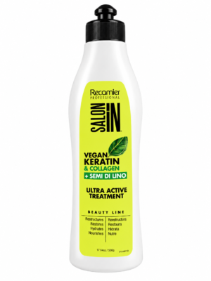 Tratamiento Capilar Recamier Salon In Vegan Keratin & Collagen + Semi di Lino 500 g